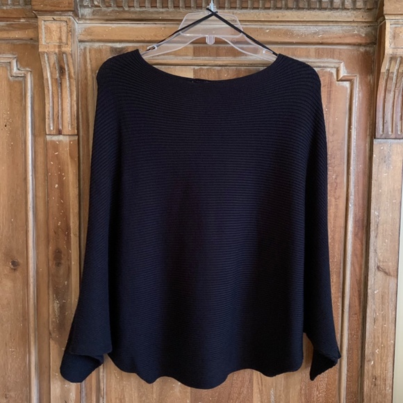 CLOTH NEW Black Ribbed Knit Shrug Sweater Size XS - Picture 8 of 10